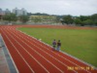 rubber running track