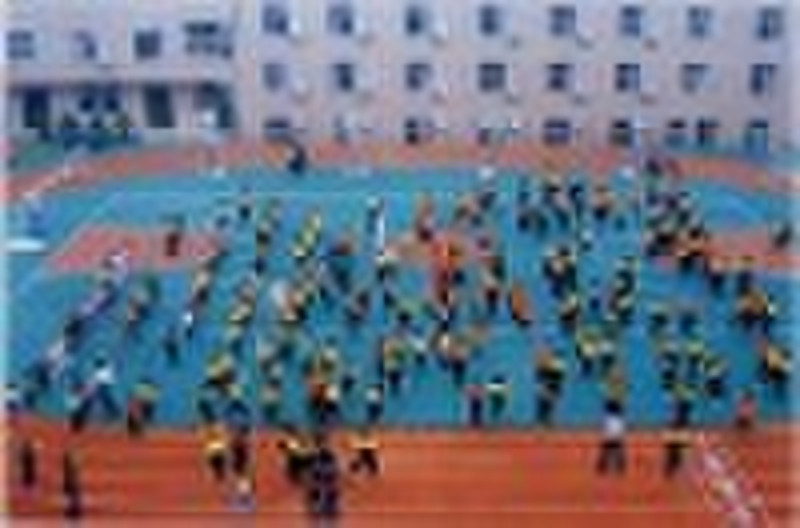 Rubber sports court(Mixed rubber court)