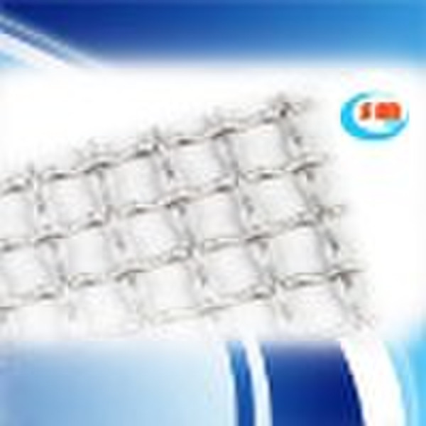 Stainless steel crimped wire mesh