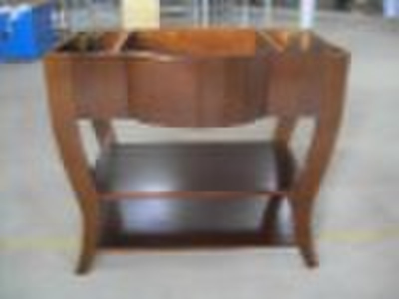 Wood bathroom furniture