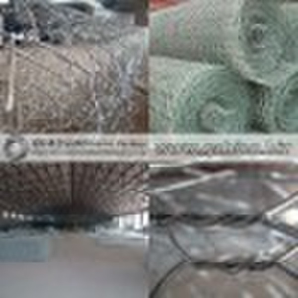 double twisted gabion box with hole size 60*80mm