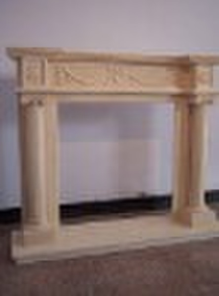 Marble Indoor Fireplace