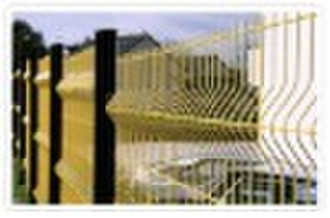 PVC-coated curvy welded mesh panel