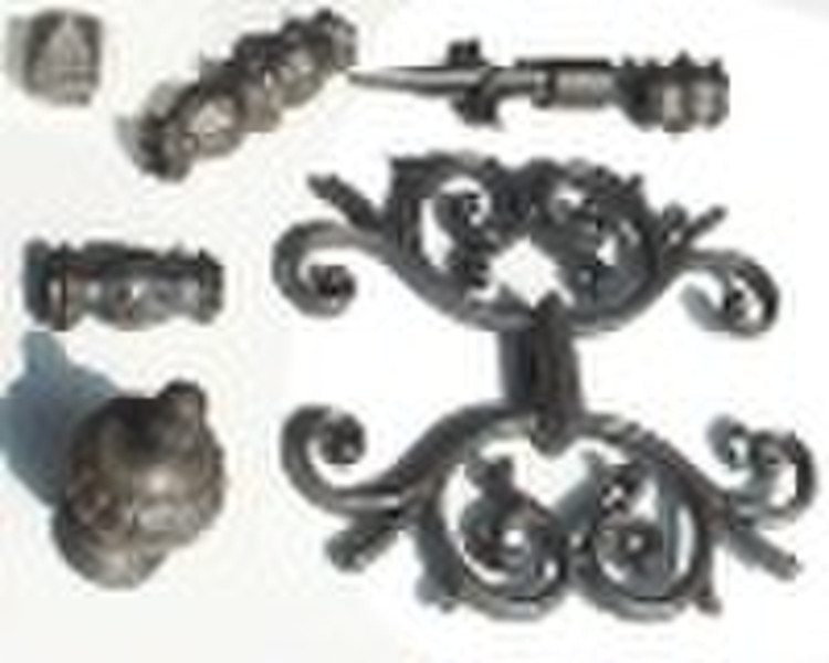 wrought iron stair parts