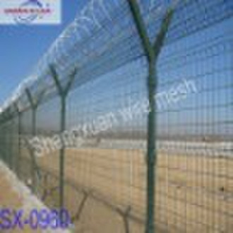 Anping wire fence with razor barbed wire(good qual