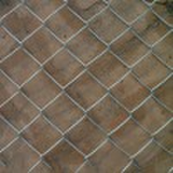 Galvanized and PVC coated chain link fence mesh fo