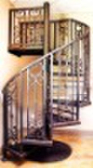 Steel stair iron staircase iron fence MC009