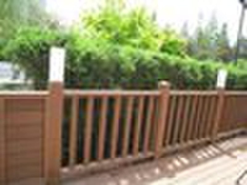 wpc garden railing