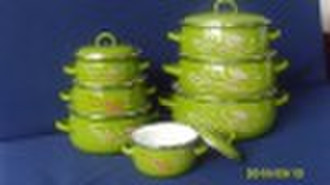 enamel casserole set