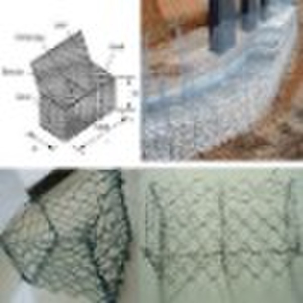 PVC & Galvanized hexagonal wiremesh