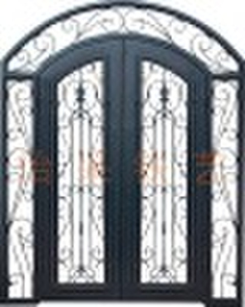 Wrought iron door