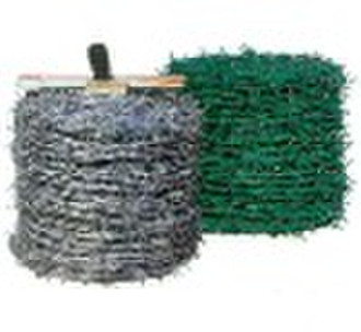 galvanized barbed wire