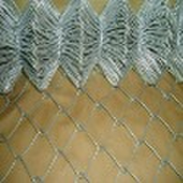 galvanized/PVC coated chain link fence