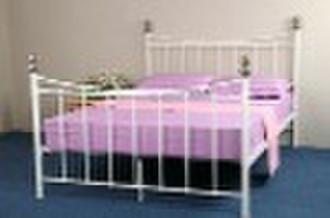 Alderley White Kingsize Metal Bed Frame