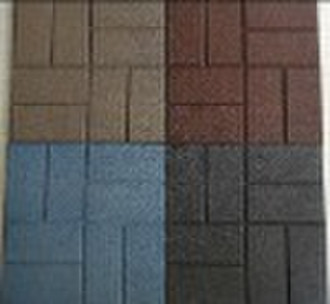 bricktop rubber paver/rubber tile
