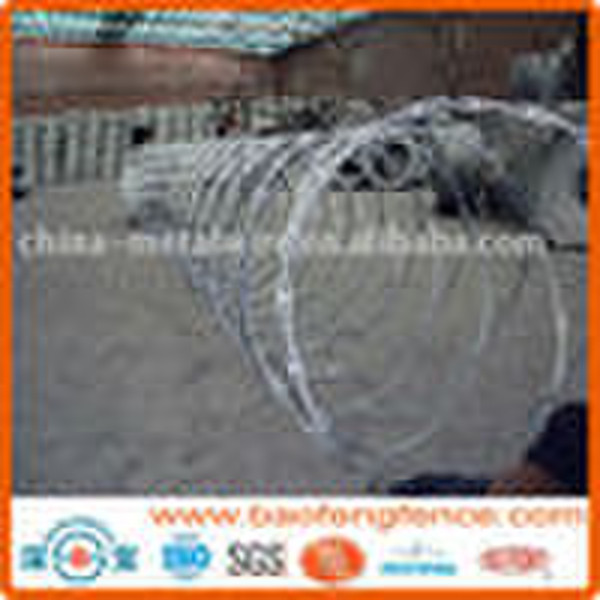 galvanized razor barbed wire(factory price)