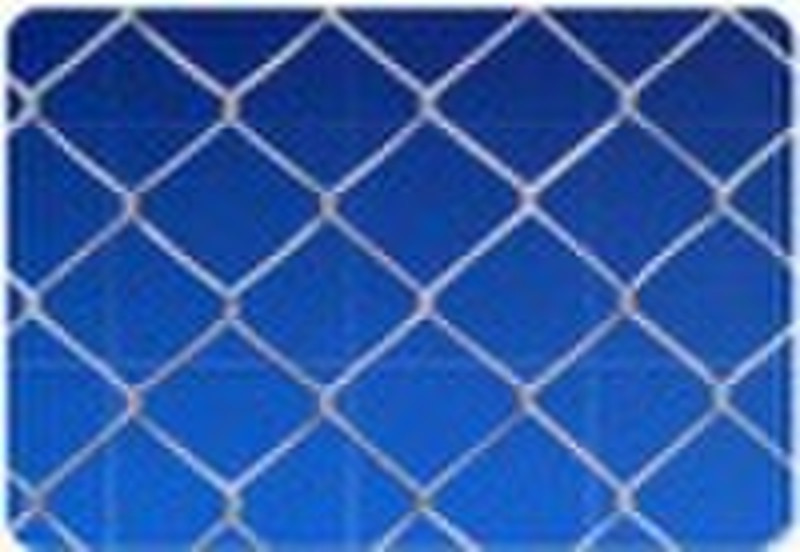 Galvanized diamond wire mesh fence