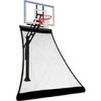 basketball rolling back net