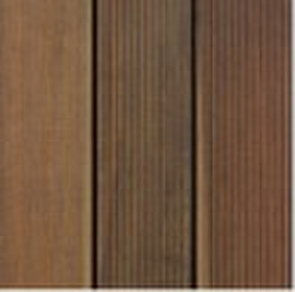 Groove wood plastic composite