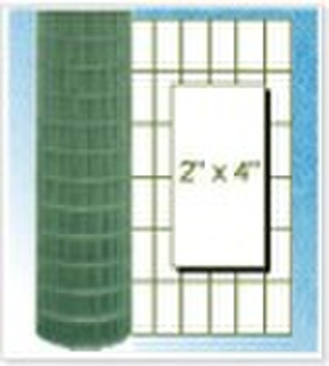 2"x4"PVC coated welded wire mesh