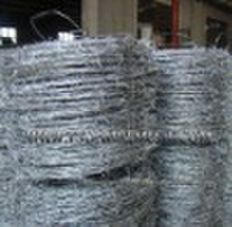 galvanized barbed wire