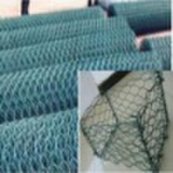 pvc coated gabion box wire mesh