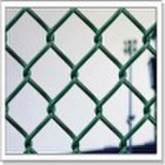 pvc coated chain link fence( factory)