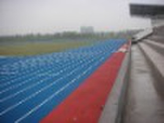 Spray Coating Running Track