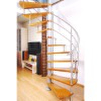 Steel Wood Spiral Stairs