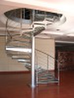 Arc Glass Steel Stairs