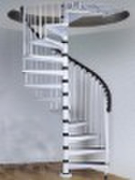 Wood Steel Spiral Stairs