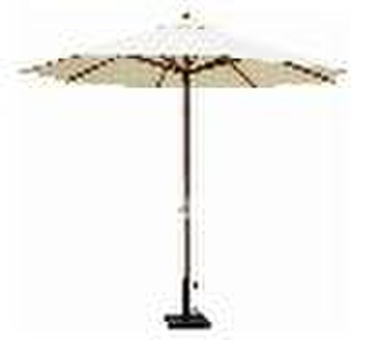 wooden umbrella(2.7M wooden market umbrella w/cran