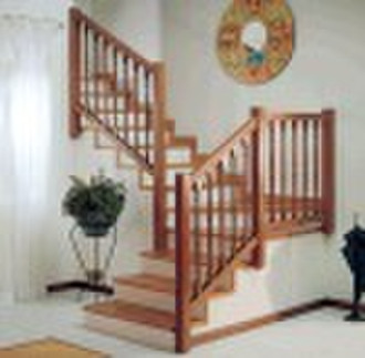 Solid Wood Stair,Red Oak Straight Assembled(DIY) S