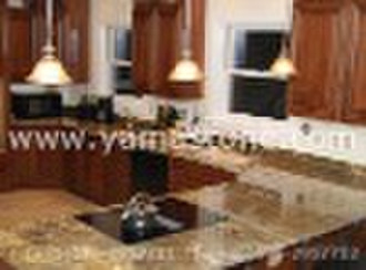 Brown Polished Surface Countertop for Kitchen