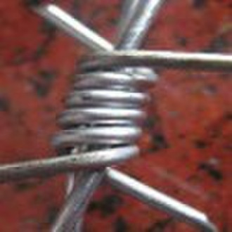 galvanized barbed wire