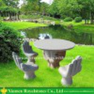 Garden stone bench in special design