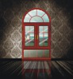 wood window with aluminum cladding