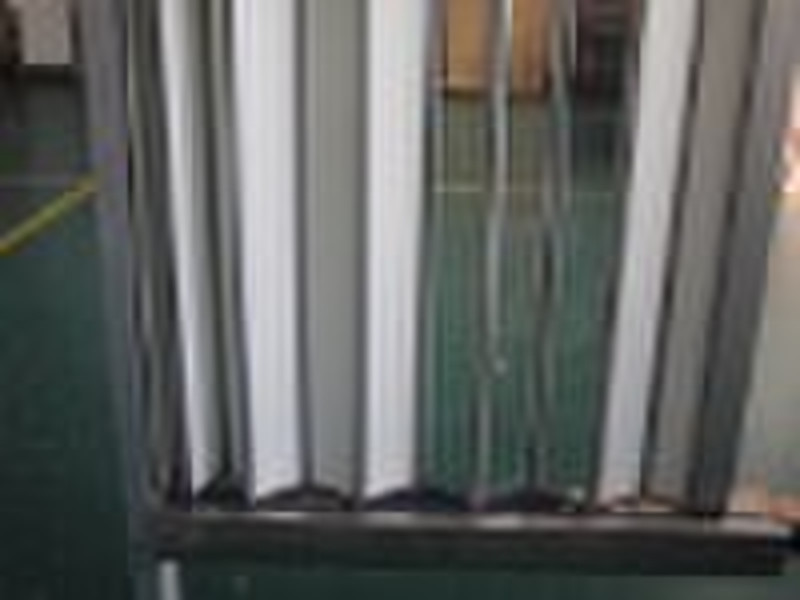 Aluminium accordian door
