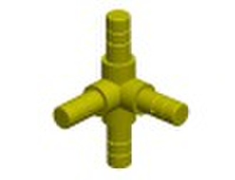 FRP 4 way Angle  connector