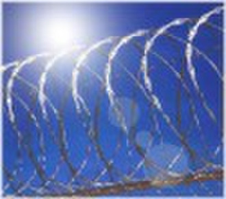 galvanized barbed wire