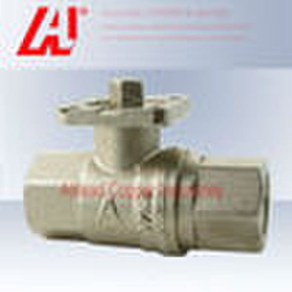 2 PC brass ball valve for actuator