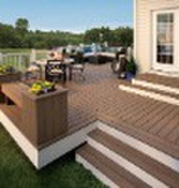 outdoor flooring/composite decking/wood plastic fl