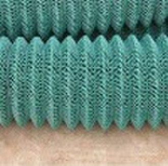 galvanized and pvc chain link fence