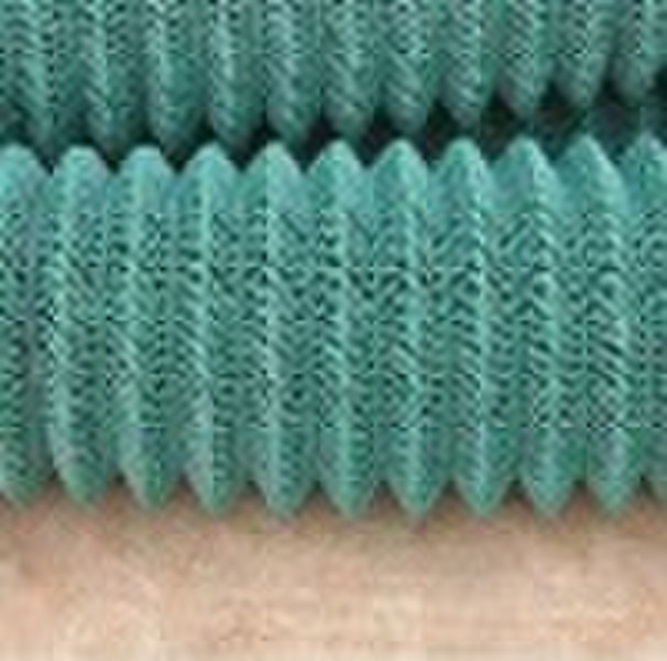 galvanized and pvc chain link fence