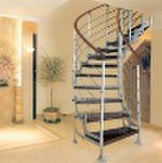 Stainless steel staircase