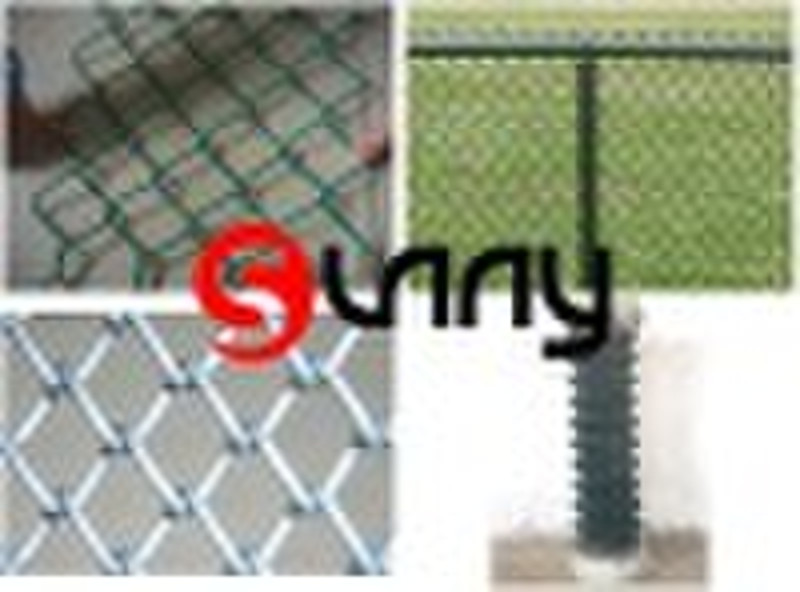 galvanized chain link fence