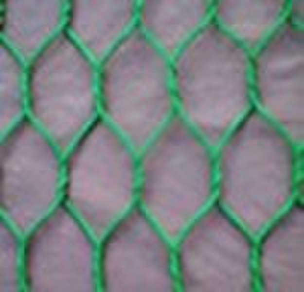 PVC coated hexagonal wire mesh