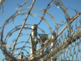 PVC coated barbed wire