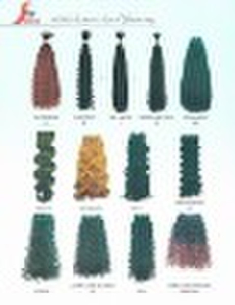 human hair weavings/weft