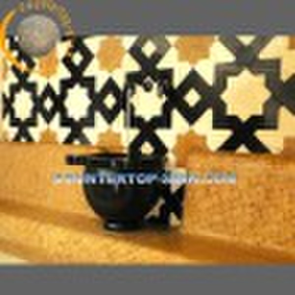 Black Natural Stone Bathroom Sink